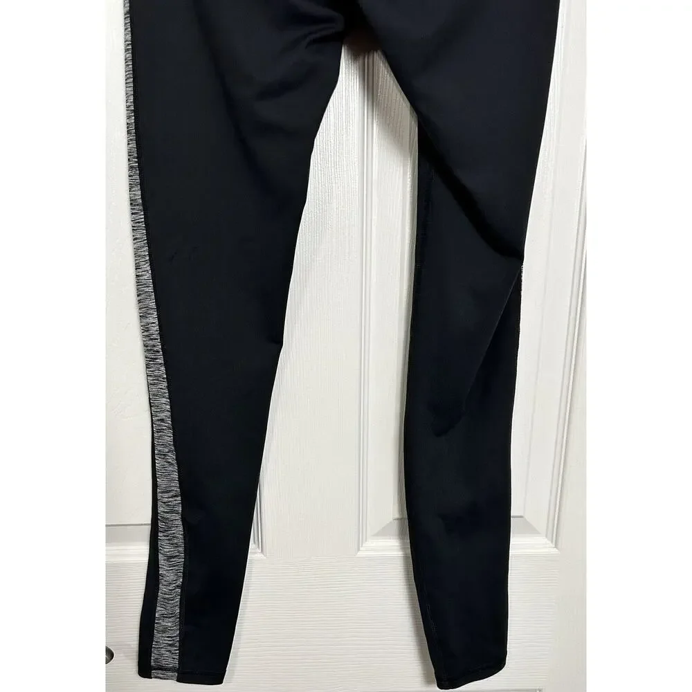 Champion Women’s Black Activewear Duo Dry Leggings Elastic Waist Size Medium